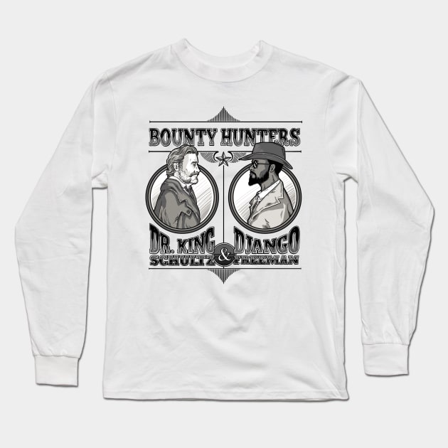 Django Freeman Bounty Hunter Long Sleeve T-Shirt by olly